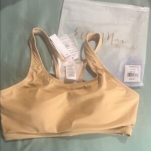 Ella Mae by Modli Women's Tan Swim Bra NWT